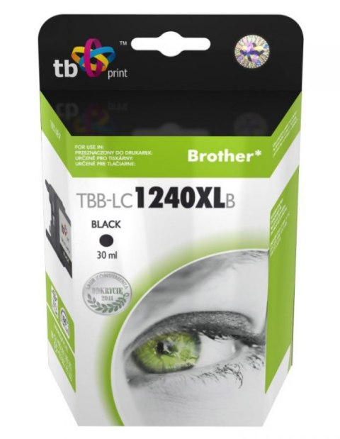 Wkład TB PRINT TBB-LC1240XLB Zamiennik Brother LC1240BK TBB-LC1240XLB Wkład TB PRINT TBB-LC1240XLB Zamiennik Brother LC1240BK TBB-LC1240XLB
