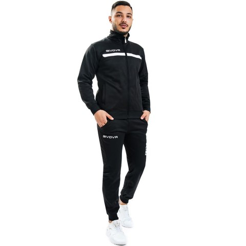 Dres Givova Tuta Givova One czarno-biały TT012 1003 L Dres Givova Tuta Givova One czarno-biały TT012 1003 L