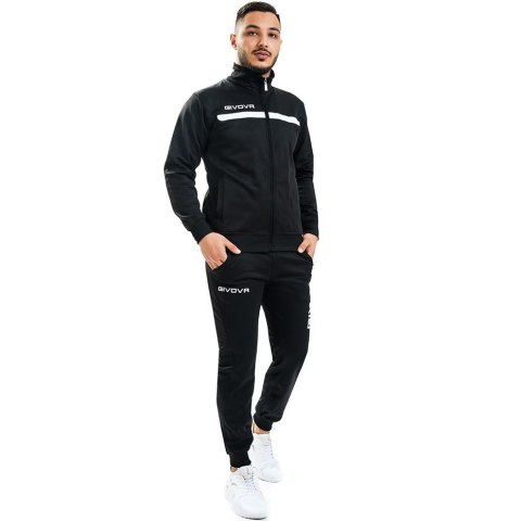 Dres Givova Tuta Givova One czarno-biały TT012 1003 L Dres Givova Tuta Givova One czarno-biały TT012 1003 L