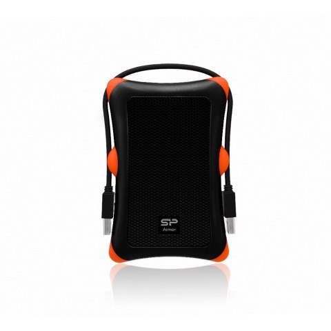 Dysk zewnętrzny HDD Silicon Power Armor A30 (1TB; 2.5"; USB 3.2; 5400 obr/min; Orange-Black; SP010TBPHDA30S3K) Dysk zewnętrzny HDD Silicon Power Armor A30 (1TB; 2.5"; USB 3.2; 5400 obr/min; Orange-Black; SP010TBPHDA30S3K)