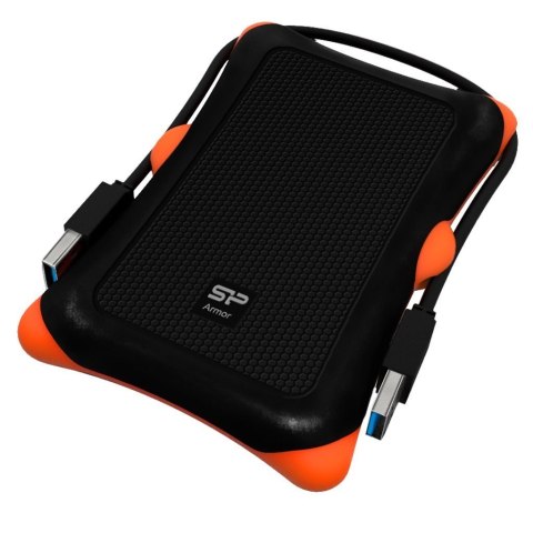 Dysk zewnętrzny HDD Silicon Power Armor A30 (1TB; 2.5"; USB 3.2; 5400 obr/min; Orange-Black; SP010TBPHDA30S3K) Dysk zewnętrzny HDD Silicon Power Armor A30 (1TB; 2.5"; USB 3.2; 5400 obr/min; Orange-Black; SP010TBPHDA30S3K)