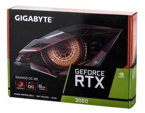 Karta graficzna Gigabyte GeForce RTX 3060 GAMING OC 8GB rev. 2.0 GDDR6 Karta graficzna Gigabyte GeForce RTX 3060 GAMING OC 8GB rev. 2.0 GDDR6