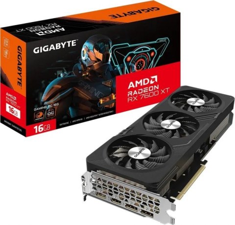 Karta graficzna GIGABYTE Radeon RX 7600 XT Gaming OC 16GB GDDR6 (GV-R76XTGAMING OC-16GD) Karta graficzna GIGABYTE Radeon RX 7600 XT Gaming OC 16GB GDDR6 (GV-R76XTGAMING OC-16GD)