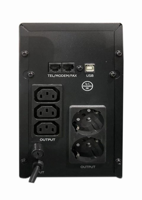 ENERGENIE ZASILACZ AWARYJNY UPS AVR 2000VA LCD, 3X C13, 2X SCHUKO, USB, RJ45 ENERGENIE ZASILACZ AWARYJNY UPS AVR 2000VA LCD, 3X C13, 2X SCHUKO, USB, RJ45