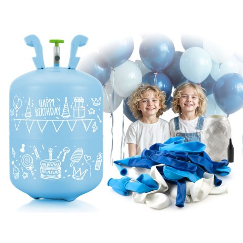 BUTLA Z HELEM 0,20 M3 Z BALONAMI I WSTĄŻKĄ