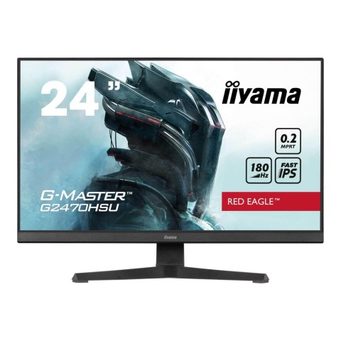 Monitor Iiyama 23,8" G-Master G2470HSU-B6 Red Eagle Fast IPS FHD 180Hz HDMI DP HUB głośniki