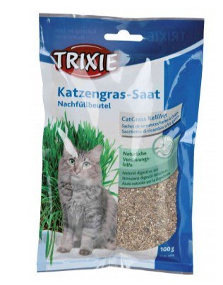 TRIXIE Trawa dla kota pojemnik 100g 4235 TRIXIE Trawa dla kota pojemnik 100g 4235