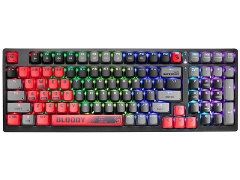 Klawiatura przewodowa A4Tech Bloody S98 Sport Red mechaniczna Klawiatura przewodowa A4Tech Bloody S98 Sport Red mechaniczna
