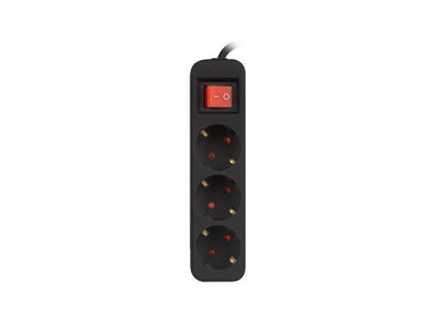 Listwa zasilająca LANBERG PS1-03F-0150-BK Listwa zasilająca LANBERG PS1-03F-0150-BK