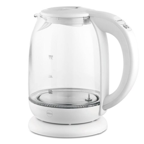 Czajnik ELDOM C510B (1.7L /2200W /Biało-przezroczysty ) Czajnik ELDOM C510B (1.7L /2200W /Biało-przezroczysty )
