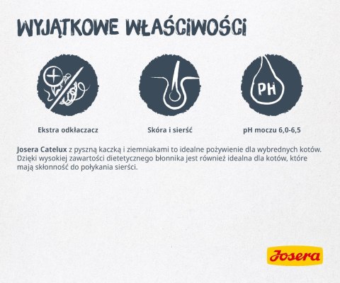 JOSERA Catelux - sucha karma dla kota - 10 kg JOSERA Catelux - sucha karma dla kota - 10 kg
