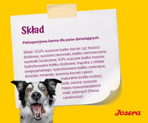 JOSERA Mini Junior - karma dla szczeniąt małych ras 900g JOSERA Mini Junior - karma dla szczeniąt małych ras 900g