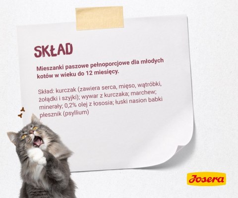 Josera Karma Pate Kurczak i marchew dla kociąt 85g