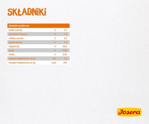 Josera Karma Zupa kurczak marchew i szpinak kot 70g