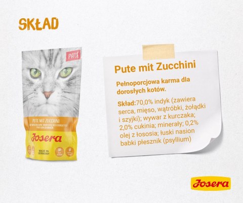 Josera Multipack Pate Kurczak kaczka indyk 6x85g