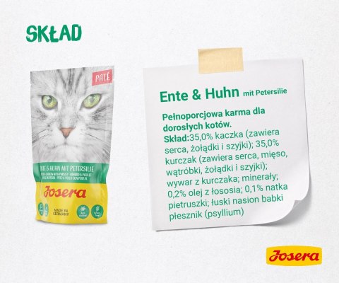 Josera Multipack Pate Kurczak kaczka indyk 6x85g