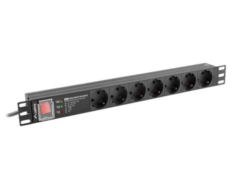 Listwa zasilająca LANBERG PDU-PRO-07F-0200-BK Listwa zasilająca LANBERG PDU-PRO-07F-0200-BK