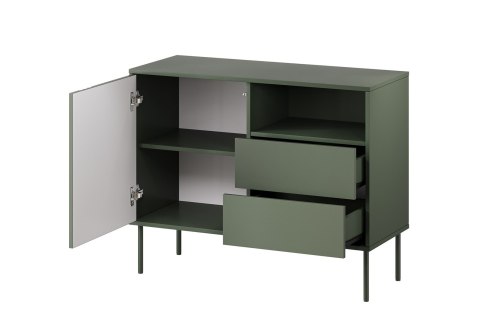 Komoda 1D2S TRESSE 100x40x75 zieleń mat Komoda 1D2S TRESSE 100x40x75 zieleń mat