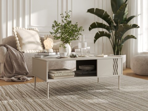 Ława/stolik TRESSE 110x60x40 kaszmir mat Ława/stolik TRESSE 110x60x40 kaszmir mat
