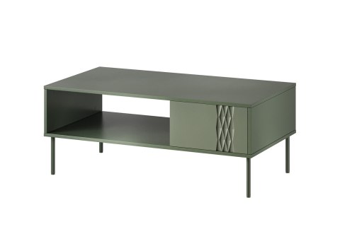 Ława/stolik TRESSE 110x60x40 zieleń mat Ława/stolik TRESSE 110x60x40 zieleń mat