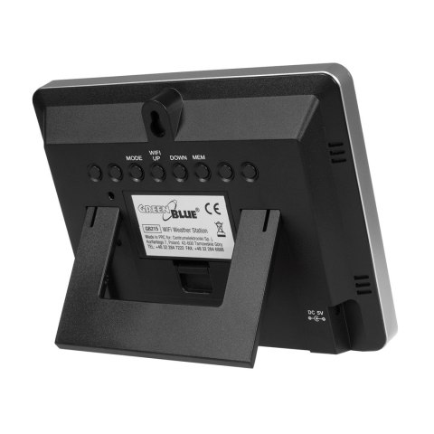 GREENBLUE STACJA POGODOWA WIFI, ZGODNA Z TUYA GB21 GREENBLUE STACJA POGODOWA WIFI, ZGODNA Z TUYA GB21