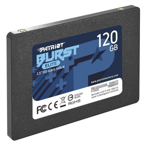 Dysk SSD PATRIOT Burst Elite 120 GB Burst Elite (2.5″ /120 GB /SATA III (6 Gb/s) /450MB/s /320MB/s) Dysk SSD PATRIOT Burst Elite 120 GB Burst Elite (2.5″ /120 GB /SATA III (6 Gb/s) /450MB/s /320MB/s)