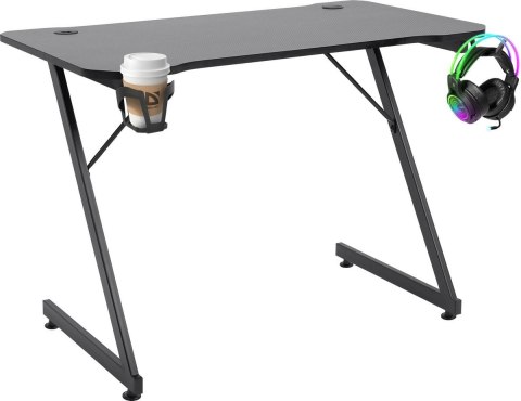 BIURKO DEFENDER SPACE CZARNE GAMING BIURKO DEFENDER SPACE CZARNE GAMING