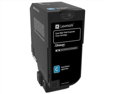 Kaseta z tonerem LEXMARK CX725 Błękitny 84C2HCE Kaseta z tonerem LEXMARK CX725 Błękitny 84C2HCE