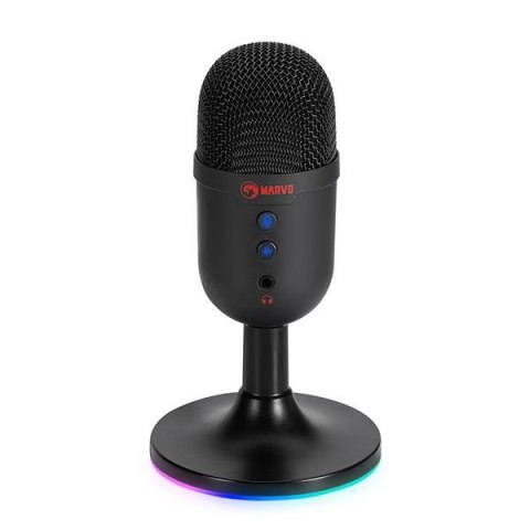 Mikrofon przewodowy Marvo MIC-06 BK Gaming RGB Mikrofon przewodowy Marvo MIC-06 BK Gaming RGB