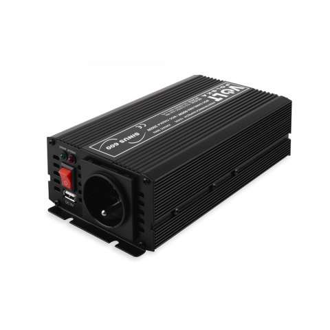 Przetwornica napiecia SINUS 600 12/230V (300/600W) Przetwornica napiecia SINUS 600 12/230V (300/600W)