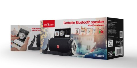GEMBIRD PRZENOŚNY GŁOŚNIK BLUETOOTH SPK-BT-17 FM-RADIO, WBUDOWANY MIKROFON, KOLOR CZARNY, USB, AUX, MICROSD GEMBIRD PRZENOŚNY GŁOŚNIK BLUETOOTH SPK-BT-17 FM-RADIO, WBUDOWANY MIKROFON, KOLOR CZARNY, USB, AUX, MICROSD