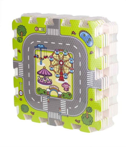 Puzzle piankowe mata dla dzieci ulica 31x31cm Puzzle piankowe mata dla dzieci ulica 31x31cm