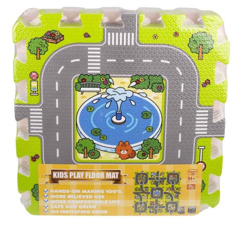Puzzle piankowe mata dla dzieci ulica 31x31cm Puzzle piankowe mata dla dzieci ulica 31x31cm