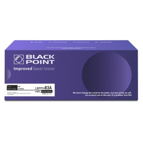 Toner BLACK POINT LBPPH83A HP CF283A Toner BLACK POINT LBPPH83A HP CF283A
