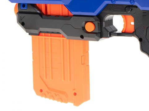 Pistolet na piankowe strzałki maszynowy + magazynek + 3 cele + 48 strzałek