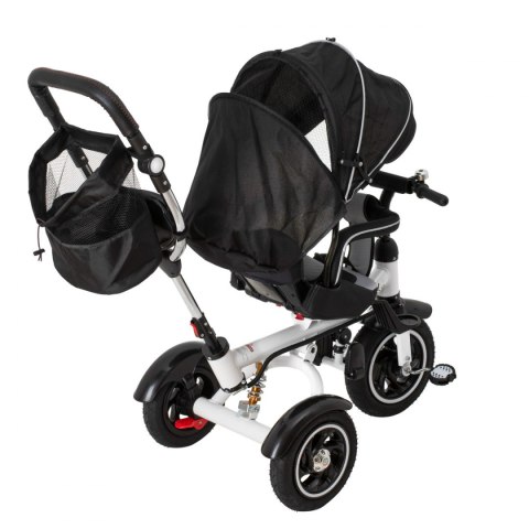 Rowerek Trójkołowy Trike Fix V3 czarny PODWÓJNE STEROWANIE