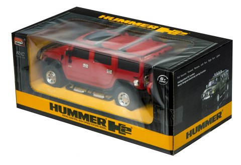 Samochód RC Hummer H2 - licencja 1:24 czerwony Samochód RC Hummer H2 - licencja 1:24 czerwony