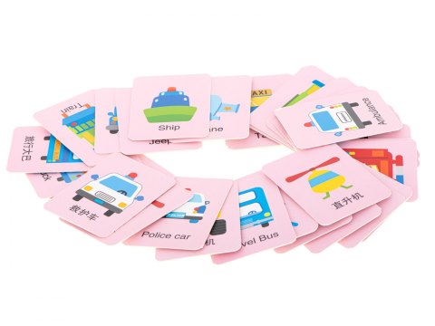 Układanka obrazkowa puzzle w puszce pojazdy 32 elementy Układanka obrazkowa puzzle w puszce pojazdy 32 elementy
