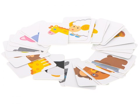 Układanka obrazkowa puzzle w puszce zwierzątka 32 elementy Układanka obrazkowa puzzle w puszce zwierzątka 32 elementy