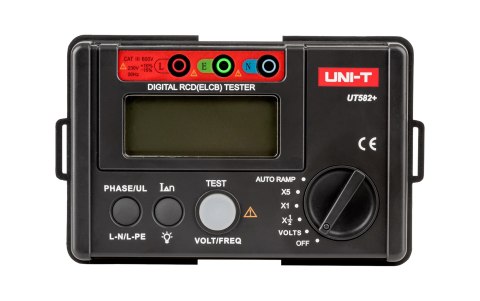 Cyfrowy tester wyłączników RCD Uni-T UT582+ Cyfrowy tester wyłączników RCD Uni-T UT582+