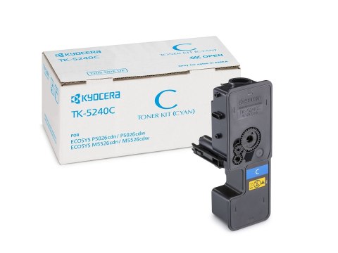 KYOCERA Toner TK-5240C TK-5240 1T02R7CNL0 Oryginalny Cyjan KYOCERA Toner TK-5240C TK-5240 1T02R7CNL0 Oryginalny Cyjan
