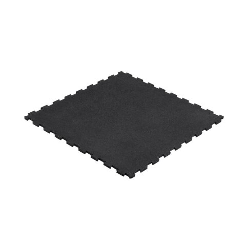 Podłoga gumowa do siłowni, mata pod sprzęt, puzle 1m grubość 20mm, czarna, REBEL ACTIVE Podłoga gumowa do siłowni, mata pod sprzęt, puzle 1m grubość 20mm, czarna, REBEL ACTIVE