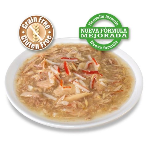 Arquivet Puszka dla kota o smaku białego tuńczyka i paluszków krabowych 24 x 80 g Arquivet Puszka dla kota o smaku białego tuńczyka i paluszków krabowych 24 x 80 g