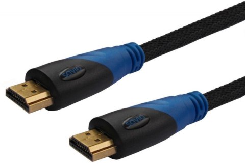 SAVIO HDMI - HDMI 3 m 3m /s1x HDMI (wtyk) 1x HDMI (wtyk) SAVIO HDMI - HDMI 3 m 3m /s1x HDMI (wtyk) 1x HDMI (wtyk)