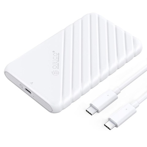 Obudowa na dysk Orico 25PW1C-C3-WH-EP 2,5'' USB-C 3.1 6Gbps biała Obudowa na dysk Orico 25PW1C-C3-WH-EP 2,5'' USB-C 3.1 6Gbps biała