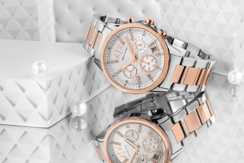 Zegarek Damski Armani Exchange Banks Chronograph AX4331 + BOX