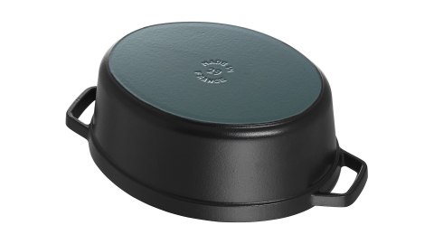 STAUB Żeliwny garnek owalny 40509-322-0 6,7l czarny STAUB Żeliwny garnek owalny 40509-322-0 6,7l czarny