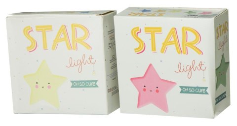 Lampka nocna gwiazda duża różowa CUTE Lampka nocna gwiazda duża różowa CUTE