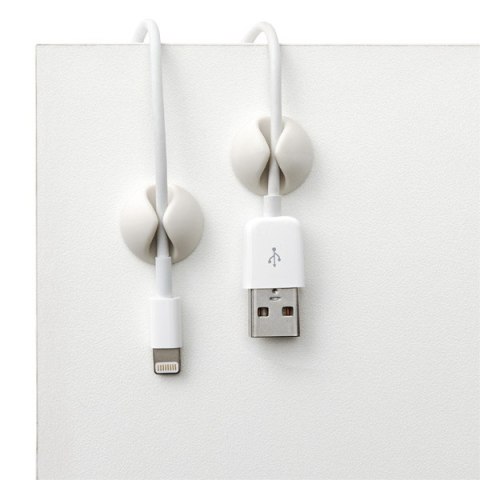 Organizer uchwyt do kabli samoprzylepny CABLE DROP silikon Organizer uchwyt do kabli samoprzylepny CABLE DROP silikon