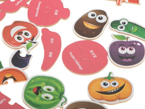 Puzzle w puszce owoce/warzywa 25 puzzli Puzzle w puszce owoce/warzywa 25 puzzli